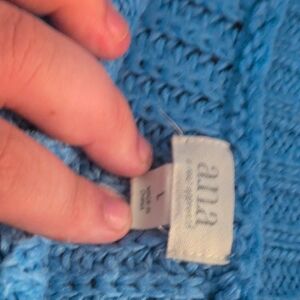 Ana Blue Knit Sweater